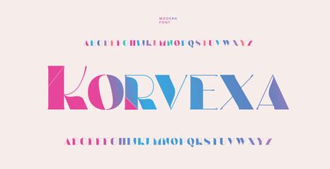 A colorful logo for Korvexa with modern typography and vibrant hues © Money