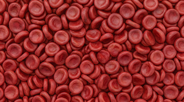 Close up of red blood cells texture background