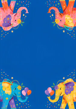 Happy Elephant Celebration Envelope