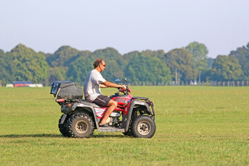 Man riding a quad bike  © Jenny Thompson