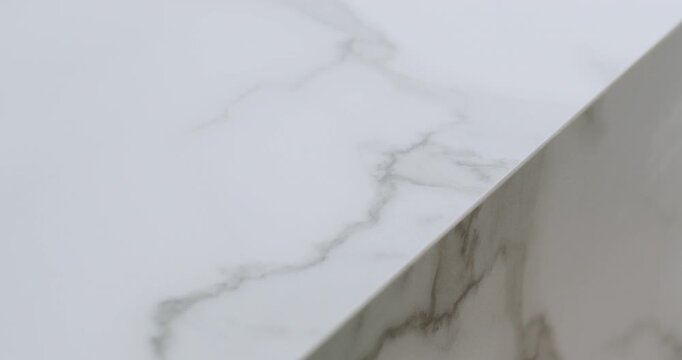 Close Up Sliding Shot of Porcelain and Marble Textures 4k stock video