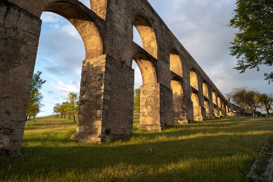 Amareleja Aqueduct Arches Elvas Portugal