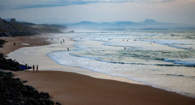Beach of Biarritz