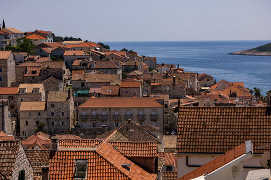Croatia red roofs