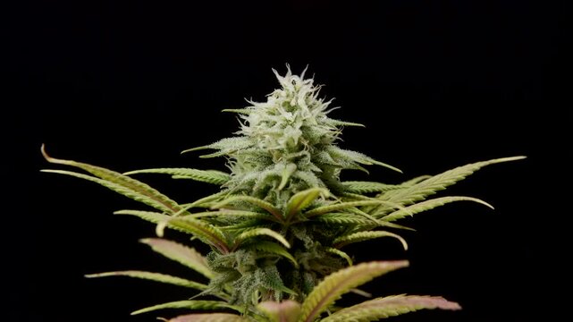 CBD THC bud cannabis plant flower trichomes pistils macro medical marijuana pot