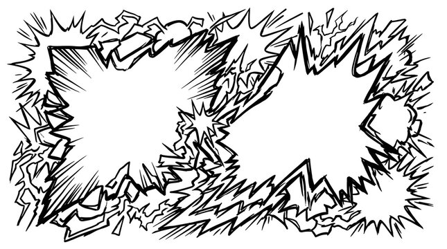 hand drawn vector illustration of a wolf