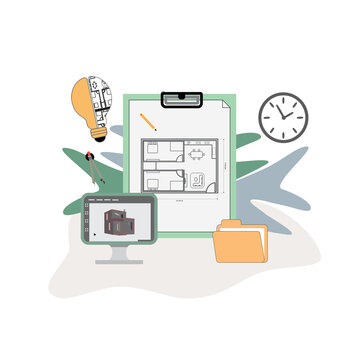 2D 3D interior design plan with team work and all file.