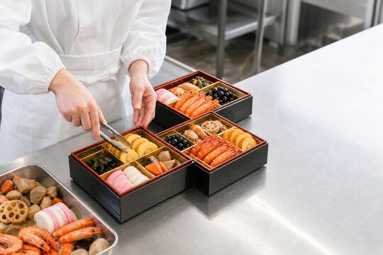 Japanese Osechi Preorder Packed in Jubako Boxes