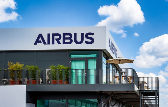 Airbus European multinational aerospace corporation stand
