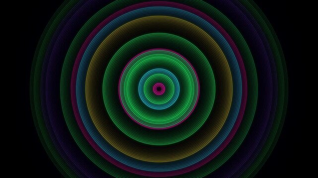 Mysterious glowing purple and pink orb in dark space