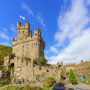 Sooneck Castle, in the Rhine River valley