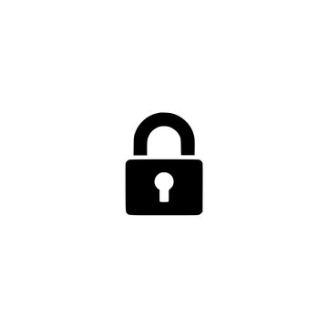 Secure connection icon. Solid black glyph of an encrypted link for safe browsing.