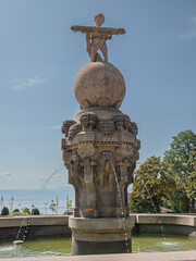Fontaine Graf Zeppelin à Friedrichshafen © Thierry Milherou