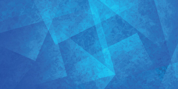 Abstract Blue Geometric Textured Background Pattern