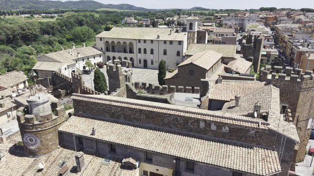 Cerveteri, Lazio, Italy, aerial drone view
