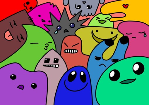 funny cartoon monsters