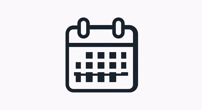 calendar icon vector illustration