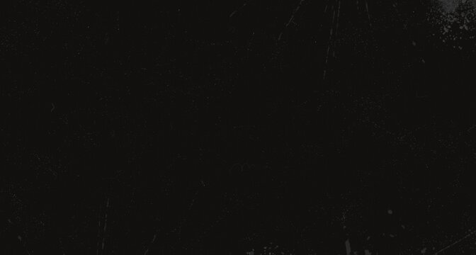 Dark Vintage Film Grain Texture Background with Heavy Dust and Scratches