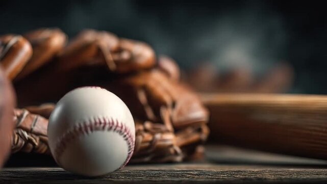Vintage leather football and baseball.