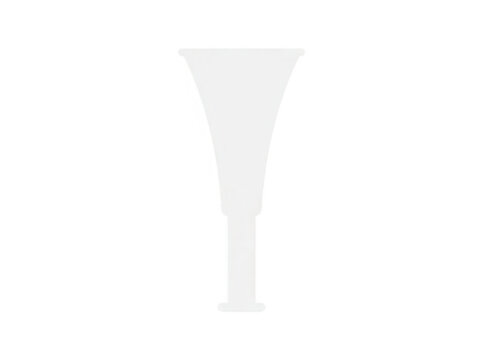 Uma silhueta minimalista e elegante de uma ta&ccedil;a de champanhe ou vinho branco, apresentada em um design gr&aacute;fico plano e simples com fundo branco puro, ideal para &iacute;cones, logotipos ou elementos de