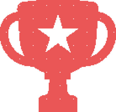 Trophy Dithered Icon