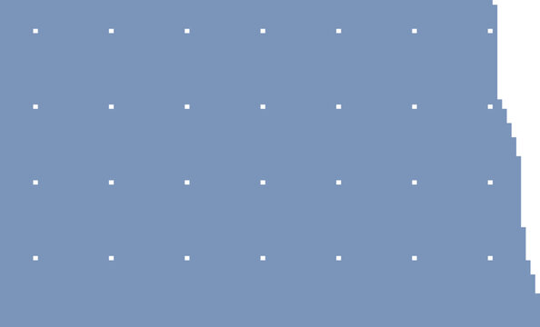 north dakota Map Dithered Pixel