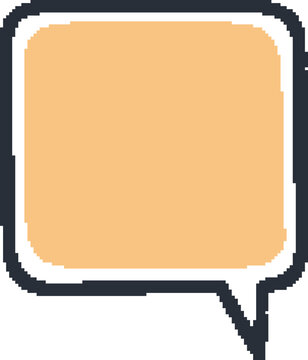 Speech Bubble Dithered Element