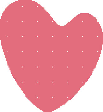 Heart Dithered Pixel Art