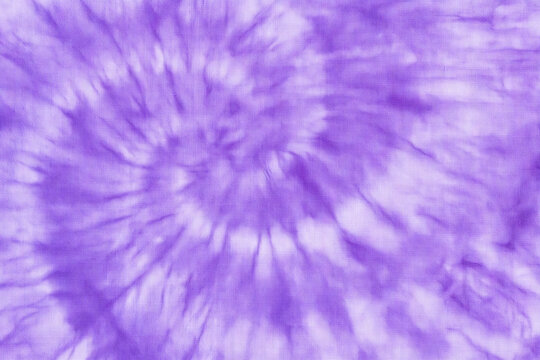 Vibrant Purple Tie Dye Textile Fabric Texture Background