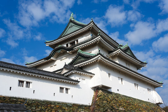 青空と和歌山城 和歌山県和歌山市