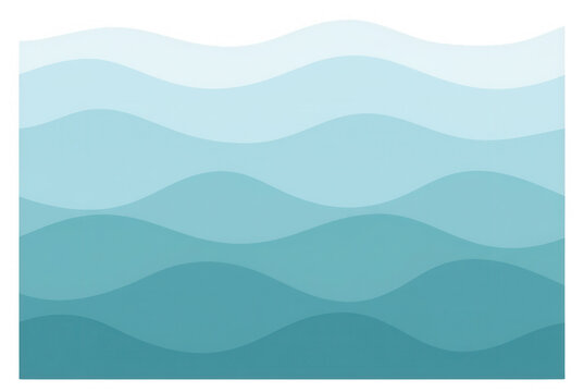 Abstrakcyjne tło z płynnymi, falistymi liniami w odcieniach błękitu i turkusu, tworzące delikatny gradient od jasnego do ciemnego, idealne do projekt&oacute;w graficznych i dekoracyjnych.
