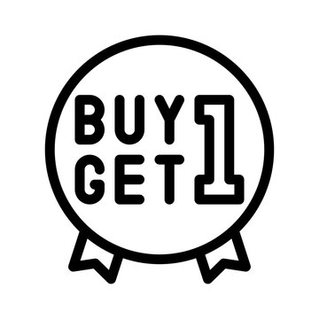 bogo line icon