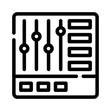 equalizer line icon