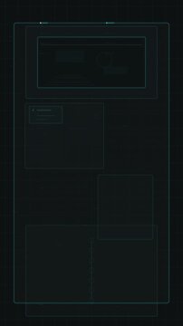 Vertical mobile background forensic dashboard seamless loop