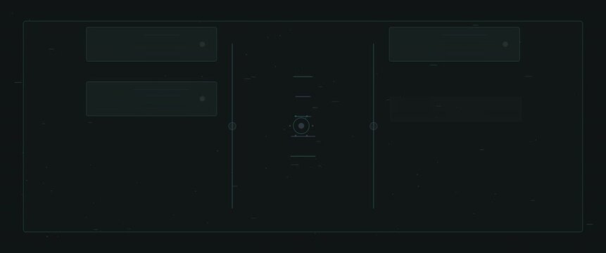 Cinematic widescreen media evidence intake anamorphic seamless loop