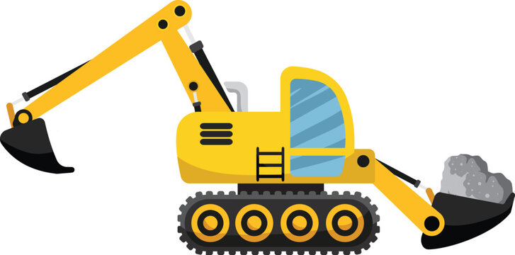 Mini Excavator with Dual Buckets for Earthmoving