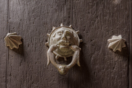 old door knocker in Mexico