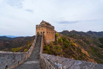 Fototapeta premium The Great Wall in autumn