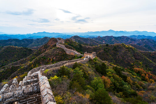 The Great Wall in autumn