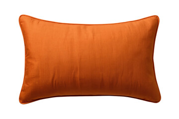 Obraz premium Orange Rectangular Cushion with Smooth Fabric