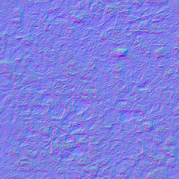 Title: Medieval Gothic Stone Floor Texture Seamless Normal Map