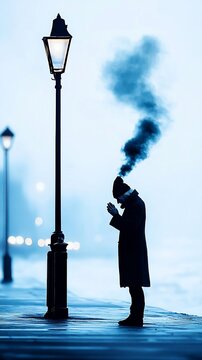 Foggy Figure