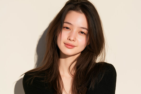 美容, 女性, スキンケア, 化粧品, ビューティー, 若い女性, 美肌, 日本人, アジア人, フェイシャル, メイク, 美容液, 保湿, クリーム, エイジングケア, 美容医療, エステ, 美容クリニック, 肌ケア, ナチュラルメイク, 透明感, ツヤ肌, モデル, 笑顔, ポートレート, クローズアップ, リラックス, 癒し, 健康的, 美白, コラーゲン, ヒアルロン酸, アンチエイジング