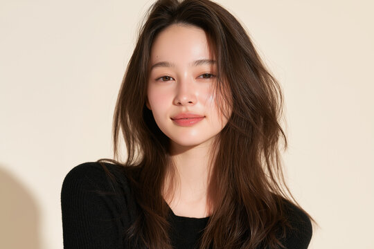 美容, 女性, スキンケア, 化粧品, ビューティー, 若い女性, 美肌, 日本人, アジア人, フェイシャル, メイク, 美容液, 保湿, クリーム, エイジングケア, 美容医療, エステ, 美容クリニック, 肌ケア, ナチュラルメイク, 透明感, ツヤ肌, モデル, 笑顔, ポートレート, クローズアップ, リラックス, 癒し, 健康的, 美白, コラーゲン, ヒアルロン酸, アンチエイジング