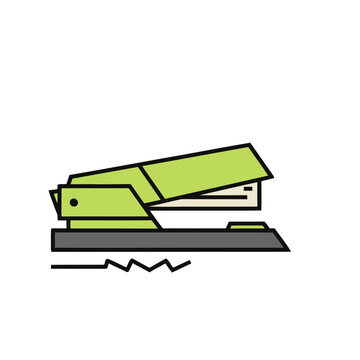 Green stapler icon