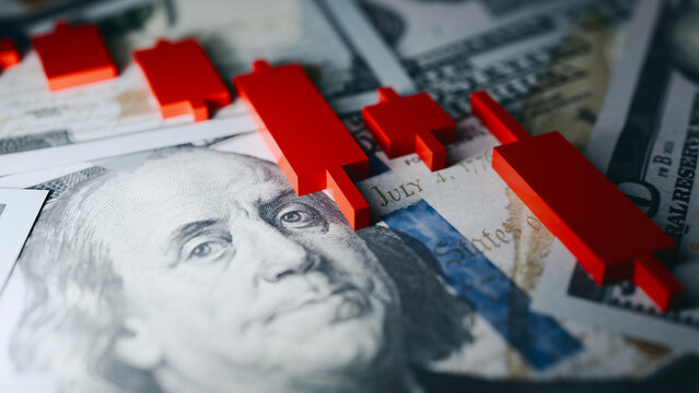 US Treasury Bond Market Decline Over Dollar Banknotes