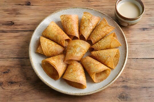 Kue Sepit Traditional Bangka Belitung Wafer