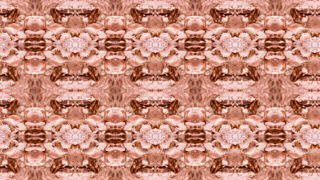 Rose gold seamless pattern background