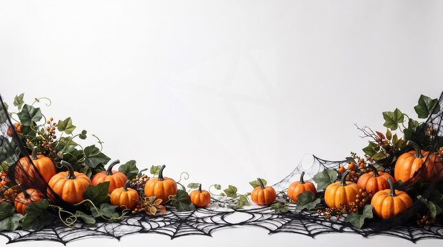 halloween pumpkin border
