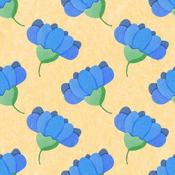 seamless pattern with leaves